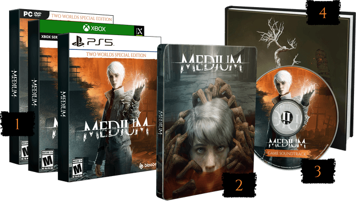 The Medium Game on X: Dear #PlayStation Players! A dark mystery awaits!  Become a Medium and discover a horror game featuring innovative  simultaneous dual-reality gameplay. #TheMediumGame with immersive  #DualSense features is now